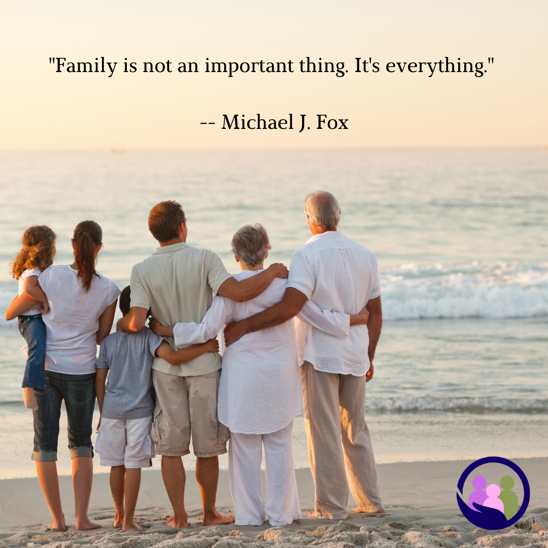 "Family is not an important thing. It's everything." -- Michael J. Fox | Caregiver Bliss